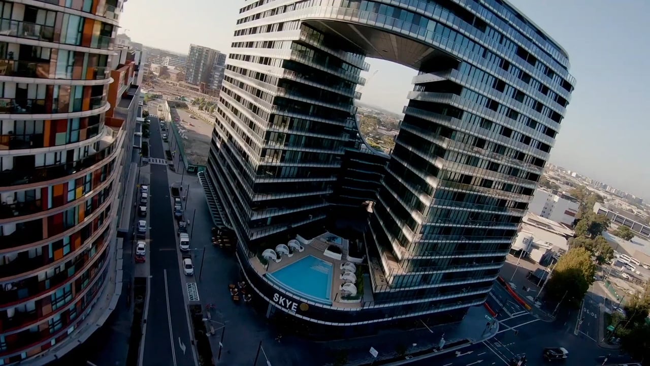 Aerial view of SKYE Suites Green Square